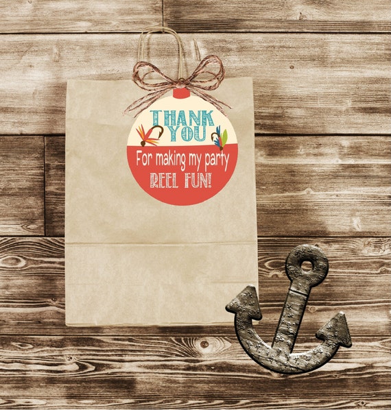 Fishing Thank You tags, The Big One Fishing Birthday favor Tags, O-Fish-Ally gift tags, Fish ONE Tags, , First Birthday, 1st, Gone Fishing Il_570xn