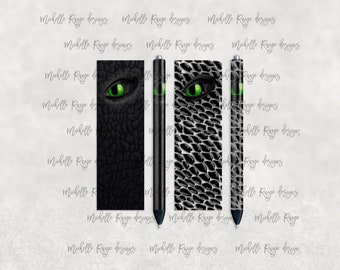 Black Dragon, Dragon Scales, Printable Waterslide Pen Wrap Design, Epoxy Pen Wrap, InkJoy, PNG, Instant Digital Download, Mockup Included