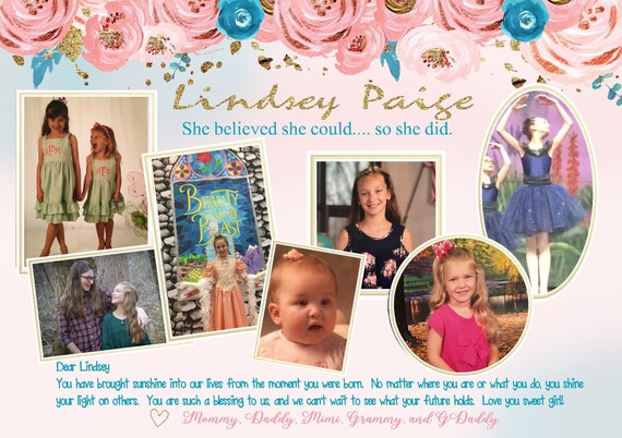 Custom Senior Yearbook Ad Full Page, Half Page, Quarter Page High School Senior, Middle, Elementary or Pre-School, I create for you Il_570xn