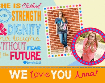 Bright Senior Yearbook Ad / Dedicación / Página completa, media o trimestral / Graduación / Estudiante de último año de secundaria / Digital / Imprimible / Personalizar