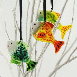 Fish Glass Ornament - Fused Glass Decorations