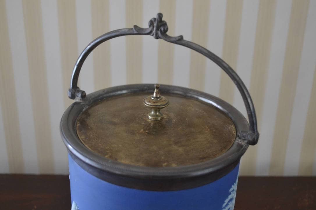 Vintage Wedgwood Biscuit Barrel Etsy