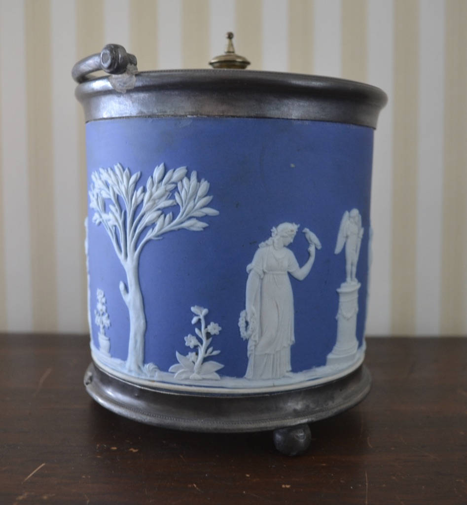 Vintage Wedgwood Biscuit Barrel Etsy