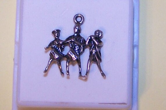 SPIRIT of 76 -Vintage Sterling  Silver  Charm -- … - image 1