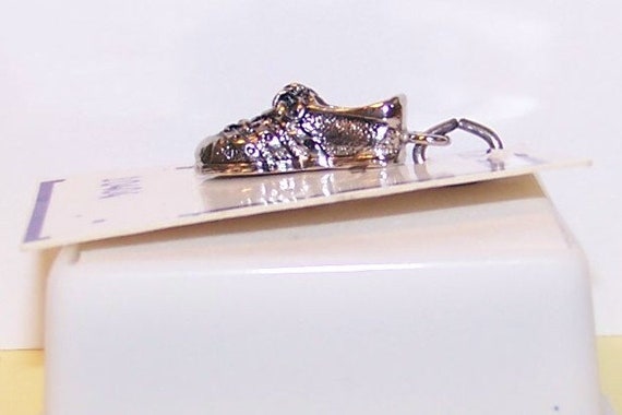 Vintage Tennis Shoe Charm Worlds Natural Treasures Sterling Silver Shoe Charm Vintage Sterling Silver Traveler Charm for Charm Bracelets Vintage Tennis Shoe Charm Worlds Natural Treasures Sterling Silver Shoe Charm Vintage Sterling Silver Traveler Charm for Charm Bracelets