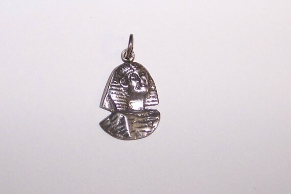 PHARAOH CHARM --    Vintage Sterling Charm/Pendan… - image 2