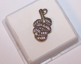 BANANA BUNCH CHARM -- Vintage 3 D  Sterling
