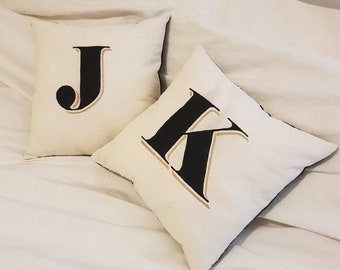 Alphabet Cushion, Customised with your Initial (Hand-Painted)