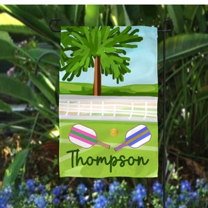 Pickleball flag Personalized Pickleball Gift Grandparents Gift Personalized Grandparents Gift Pickleball Garden Flag Pickleball Christmas