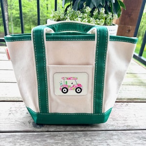 Golf Bag Golf Tote Personalized Golf Tote Womans Golf Bag Womans Golf Tote Canvas Tote Womans Golf League Ladies Golf Tote Pink Canvas Tote