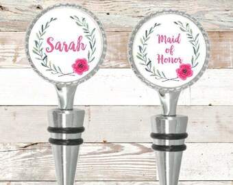 Bottle Stopper Wine Stopper Wedding Gift Mom and Dad Gift Anniversary Wine Stopper Ryelle Personalized Wine Stopper Wedding Party Gift