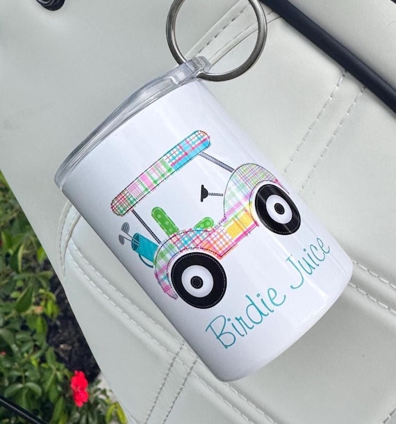 Golf Shot Glass, Birdie Juice Shot Glass, Woman's Golf Gift, Ladies League Gift, Metal Golf Shot Glass, Personalized Golf Shot Glass