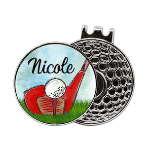 Woman&#39;s Golf Ball Marker, Personalized Golf Gift, Men&#39;s Golf Ball Marker, Girls Golf Gift, Monogrammed Golf Ball Marker, Golf Divot Tool