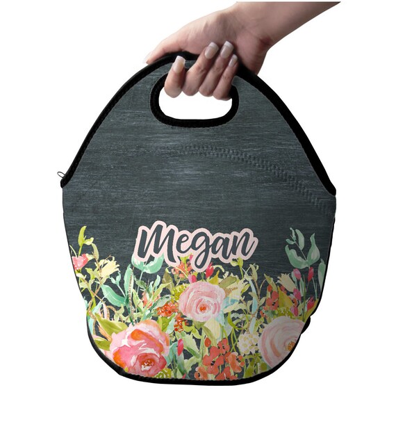 Lunch Bag Personalized Lunch Bag Personalized Lunch Tote Girls Etsy