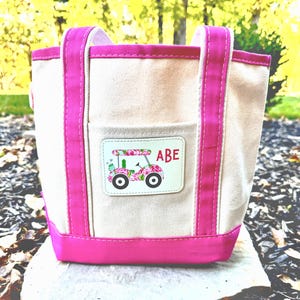 Golf Bag Golf Tote Personalized Golf Tote Womans Golf Bag Womans Golf Tote Canvas Tote Womans Golf League Ladies Golf Tote Pink Canvas Tote