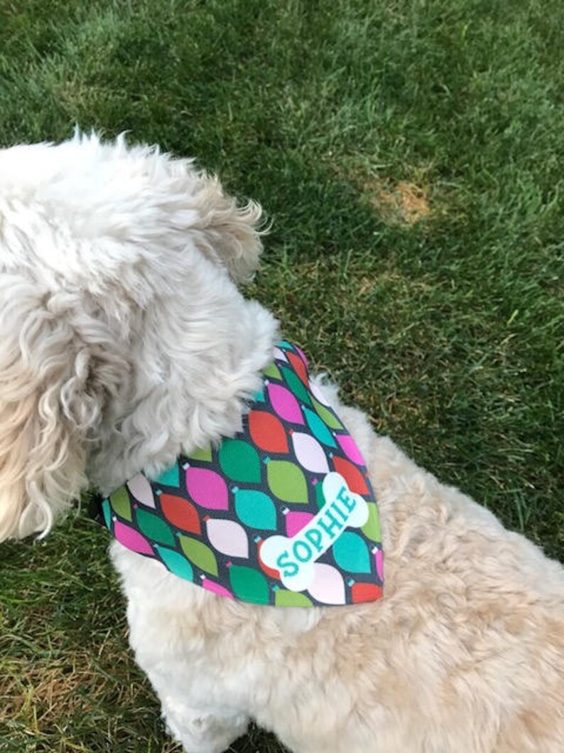 Download Personalized Dog Bandana Christmas Dog Bandana Dog Bandana ...