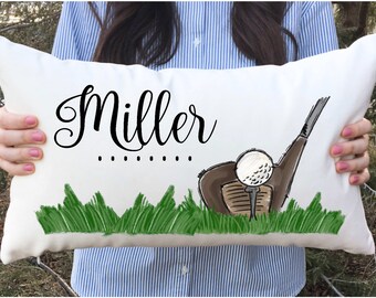 golf throw pillows