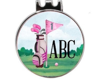 Golf Ball Marker Ladies Golf Ball Marker Girls Golf Ball Marker Personalized Golf Ball Marker Golf Gift Ladies Golf League Mother Day Gift