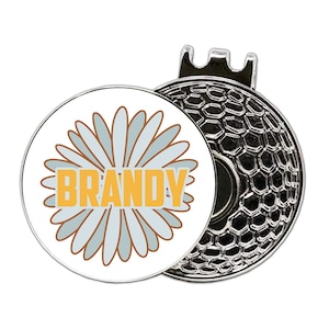 Tropical Golf Ball Marker Personalized Golf Ball Marker Womans Golf Ball Marker Flower Golf Ball Marker Ladies Golf League Gift Ball Marker