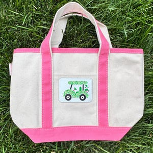 Golf Bag Golf Tote Personalized Golf Tote Womans Golf Bag Womans Golf Tote Canvas Tote Womans Golf League Ladies Golf Tote Pink Canvas Tote