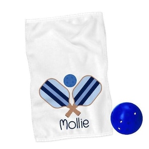Pickleball Gift Personalized Pickleball Towel Personalized Gift Pickleball Towel Womans Pickleball Towel Personalized Pickleball