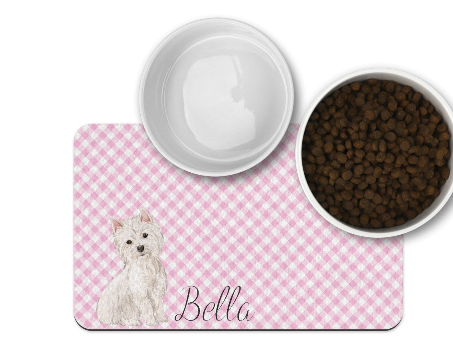 Dog Placemat Personalized Pet Mat Personalized Dog Placemat Etsy