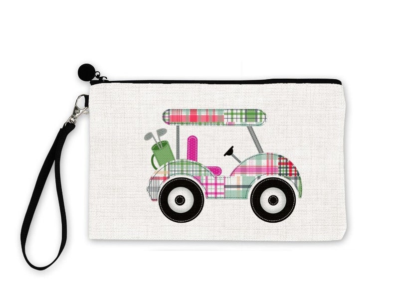 Ladies Golf Womans Golf Personalized Makeup Bag Makeup Tote Etsy