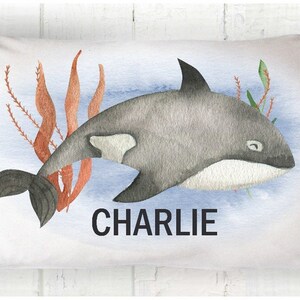 Killer Whale Pillow Nautical Decor Beach Decor Personalized Pillow Personalized Boys Pillow Baby Pillow Personalized Baby Pillow RyElle