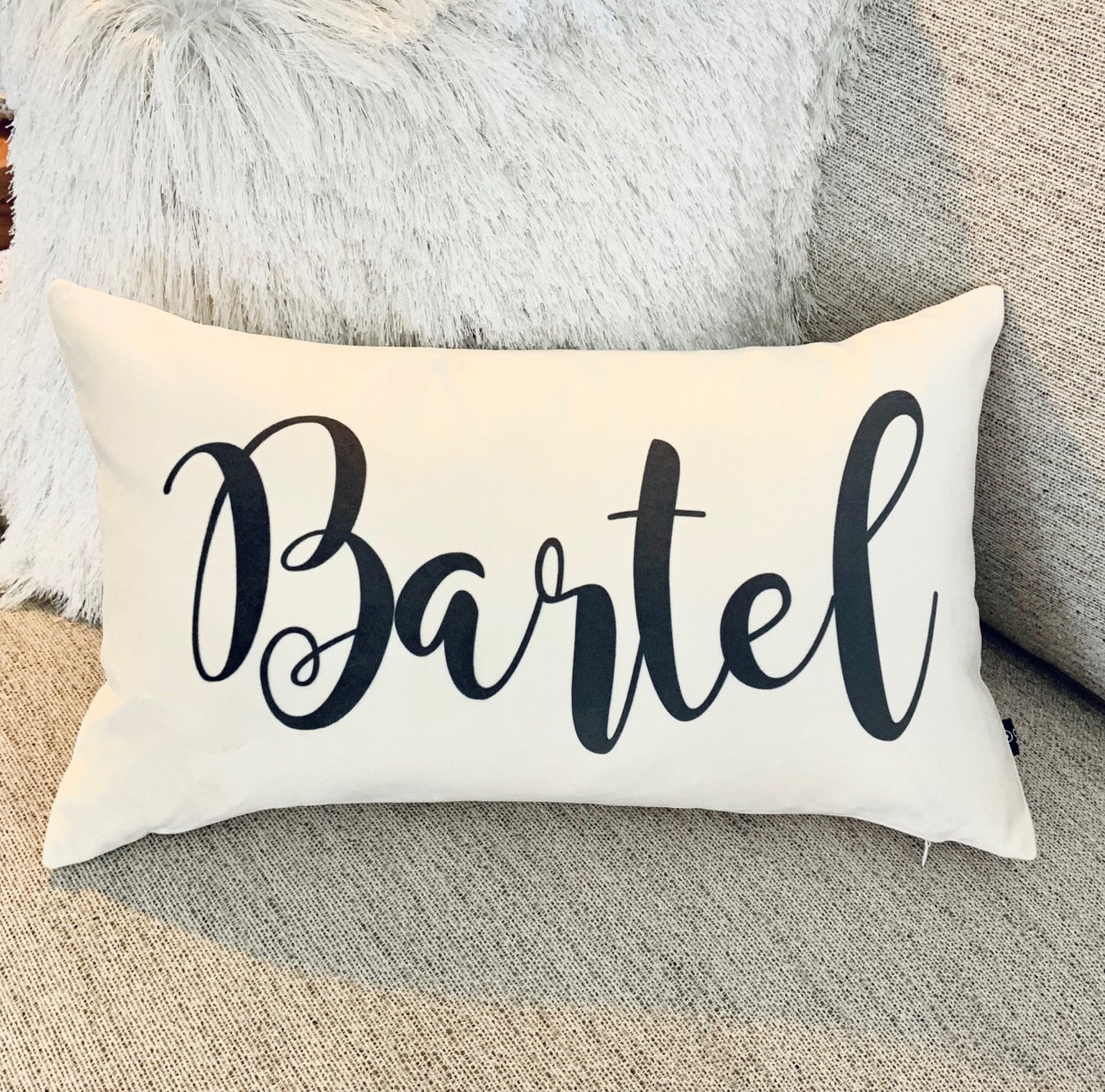 Personalized Name Pillow Last Name Pillow Housewarming Gift Etsy Italia
