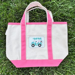 Golf Bag Golf Tote Personalized Golf Tote Womans Golf Bag Womans Golf Tote Canvas Tote Womans Golf League Ladies Golf Tote Pink Canvas Tote