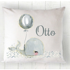 Baby Gift Baby Boy Gift Personalized Baby Boy Baby Pillow Whale Pillow Girls Pillow Personalized Pillow Boy Pillow RyElle