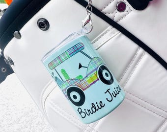 Golf Shot Glass, Birdie Juice Shot Glass, Woman's Golf Gift, Ladies League Gift, Metal Golf Shot Glass, Personalized Golf Shot Glass