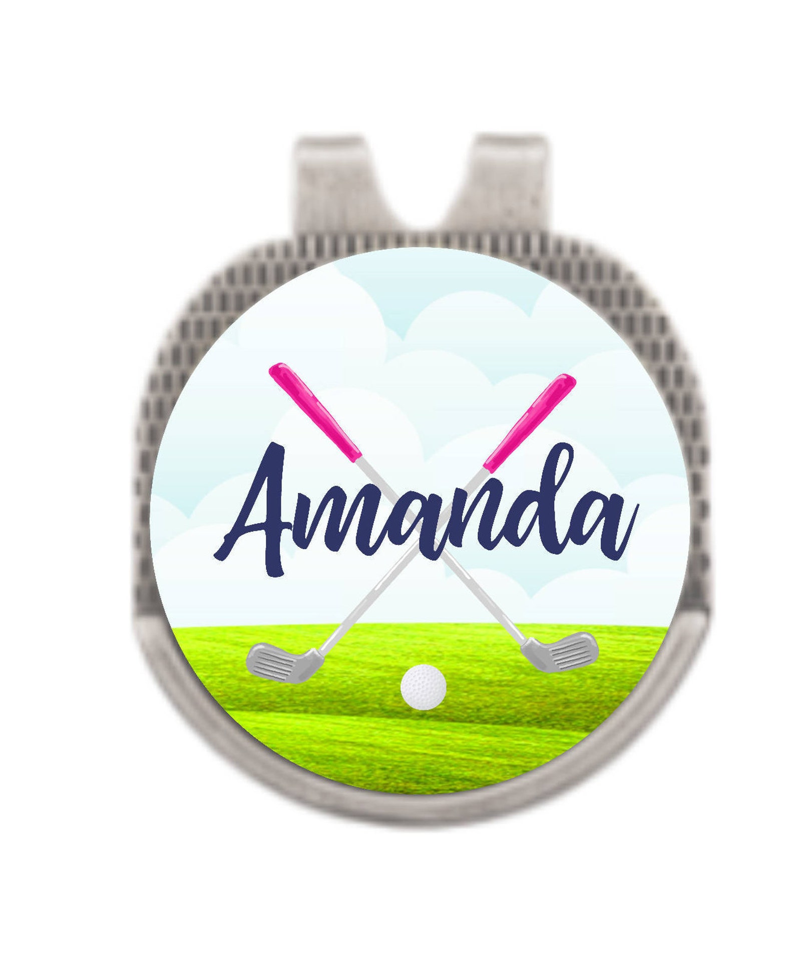 Golf Marker Golf Ball Marker Girls Golf Ball Marker Girls Golf Etsy