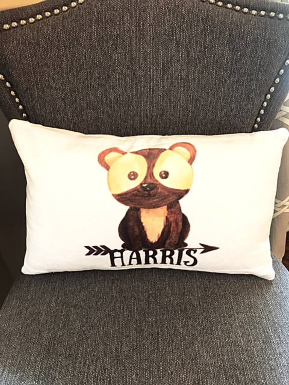 Baby Pillowcase Baby Pillow Bear Pillow Bear Pillowcase Etsy