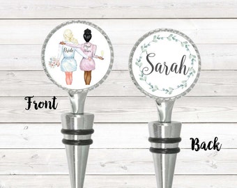 Bridesmaid Wine Stopper Best Friends Gift Bride Wine Stopper Personalized Wedding Party Gift Girls Gift Wedding Gift Maid of Honor Gift