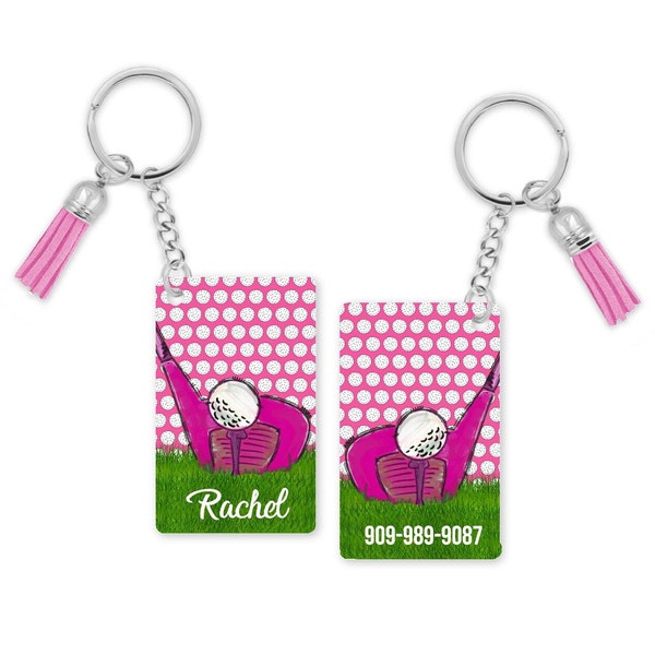Key Chain golf Key Chain Ladies Golf League Gift Ladies Key Chain Personalized Key Chain Wood Key Chain Ladies Golf League Personalized Golf