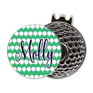 Woman&#39;s Golf Ball Marker, Personalized Golf Gift, Ladies Golf Ball Marker, Girls Golf Gift, Monogrammed Golf Ball Marker, Golf Divot Tool