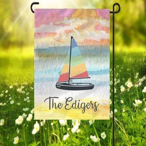 Lake Garden Flag Welcome to the lake flag Personalized Garden Flag Wedding Gift Housewarming Gift Lake Gift Anniversary Gift RyElle