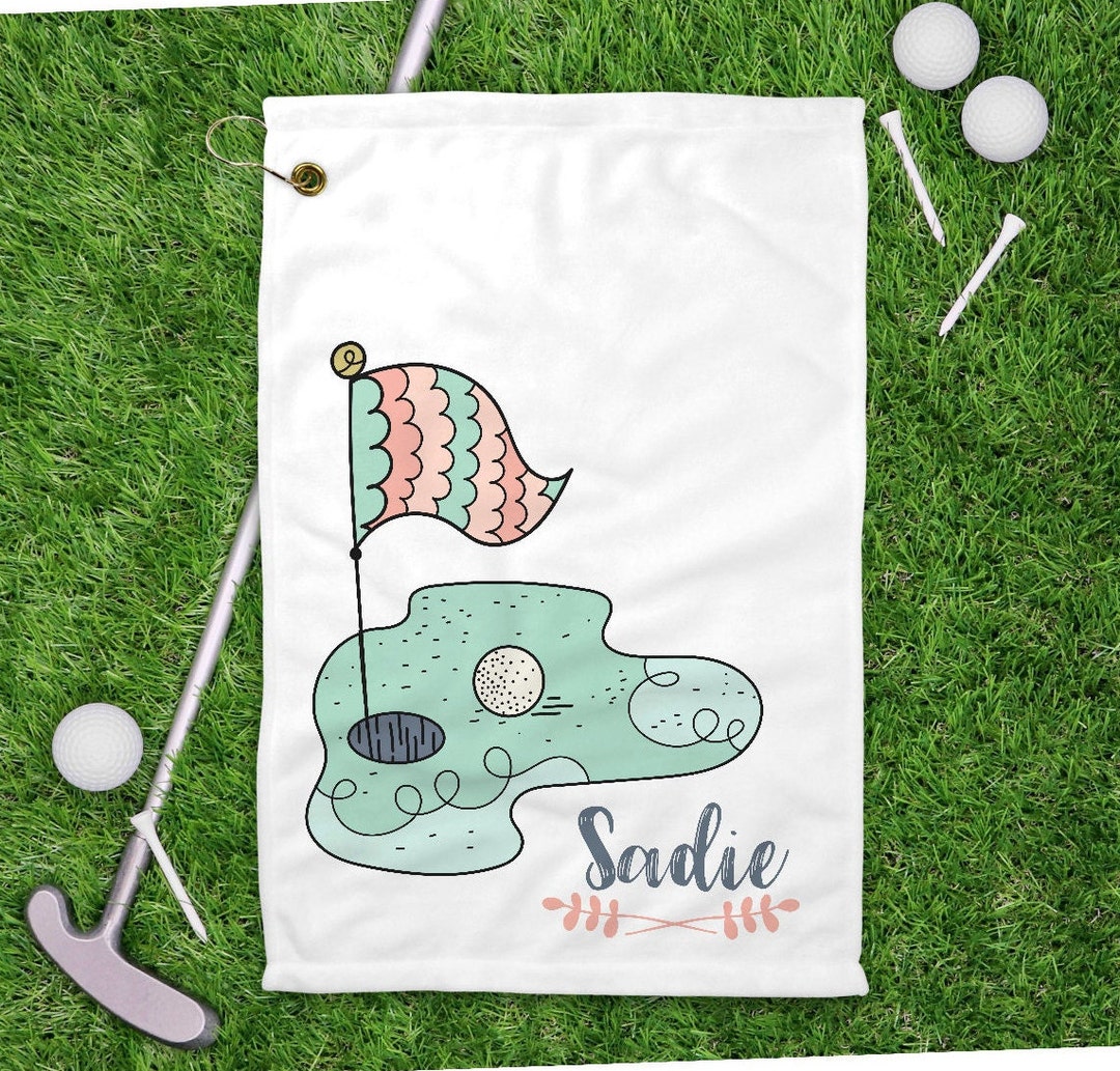 Golf Cart Towel Personalized Golf Towel Golfer Gift Personalized
