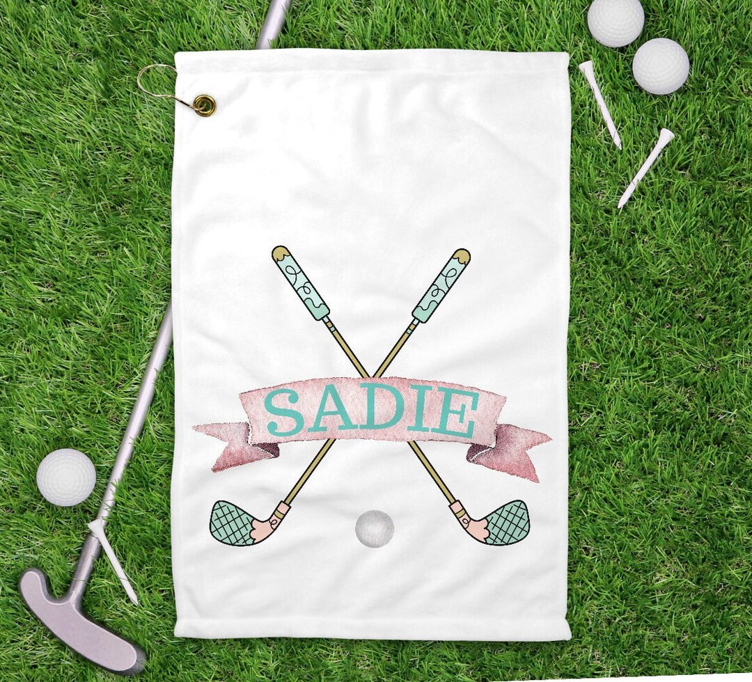 Golf Cart Towel Personalized Golf Towel Golfer Gift Personalized