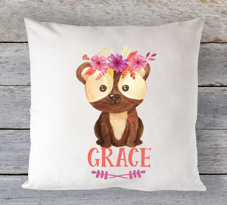 Baby Pillowcase Baby Pillow Bear Pillow Bear Pillowcase Etsy