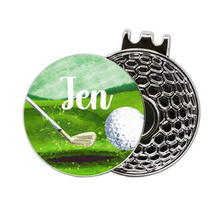 Golf Ball Marker Mother&#39;s Day Gift Personalized Ball Marker Father&#39;s Day Gift Personalized Golf Ball Marker Golf Hat Clip Golf Divot Tool