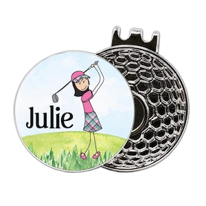 Golf Ball Marker Ladies Golf Ball Marker Girls Golf Ball Marker Personalized Golf Ball Marker Golf Gift Ladies Golf League Mother Day Gift