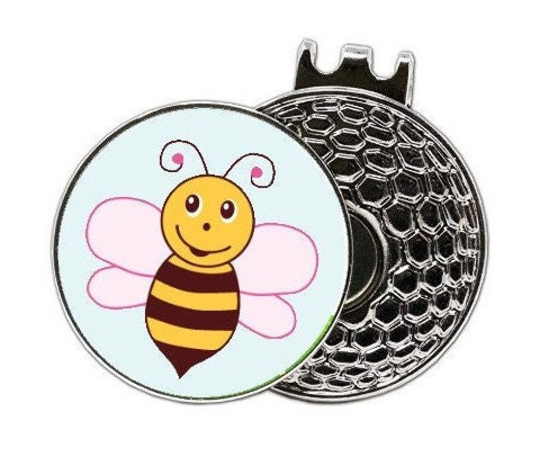 Golf Ball Marker Bee Golf Ball Marker Bumble Bee Golf Ball Etsy
