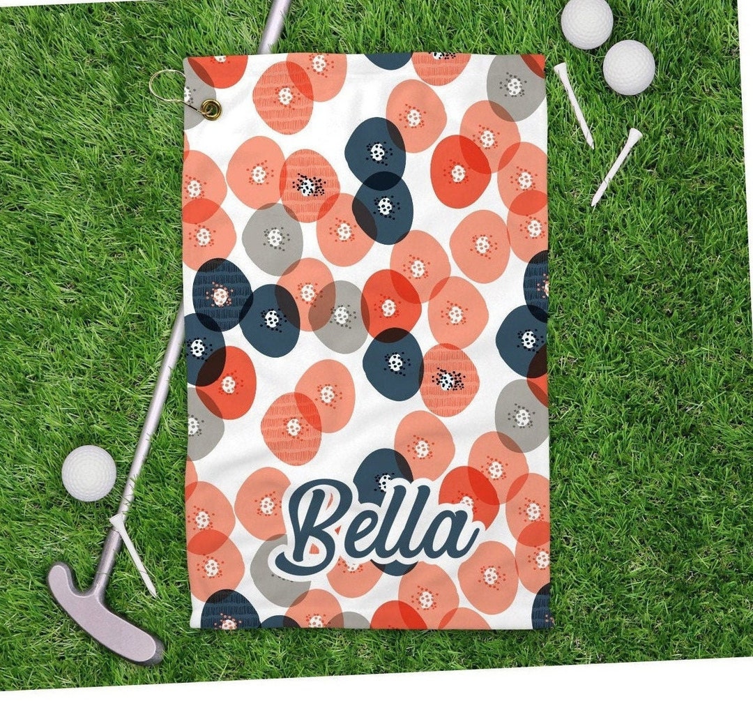 Golf Cart Towel Personalized Golf Towel Golfer Gift Personalized