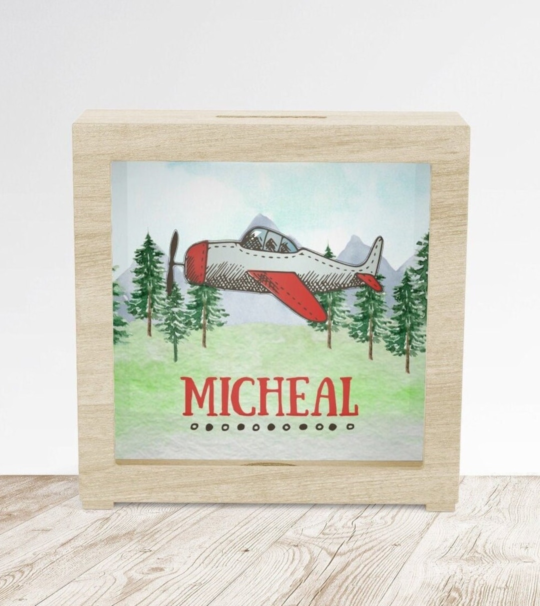 24 sets Personalized Vintage Aeroplane with Envelope Pouch for Kids Bi –