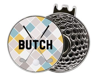 Men's Golf Ball Marker, Personalized Golf Gift, Ladies Golf Ball Marker, Father's Day Golf Gift, Magnetic Golf Ball Marker, Golf Divot Tool