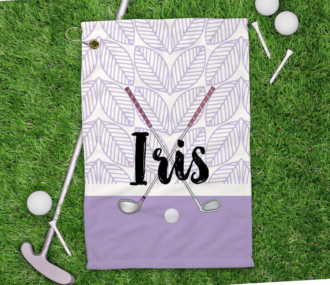 Golf Cart Towel Personalized Golf Towel Golfer Gift Etsy