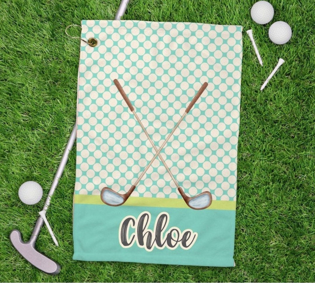 Golf Cart Towel Personalized Golf Towel Golfer Gift Personalized