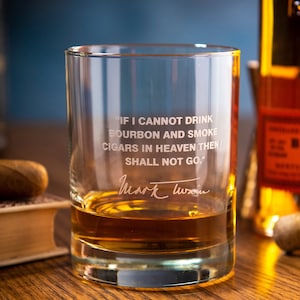 Mark Twain Berömt Citat DOF/Whiskyglas
